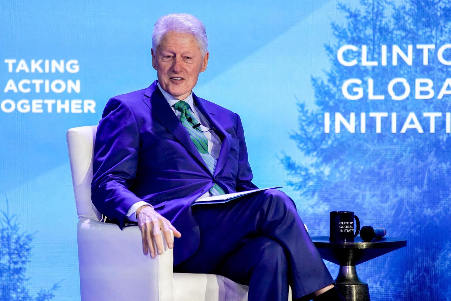 Bill Clinton: 'The world's on fire,' but teamwork can help | AP News